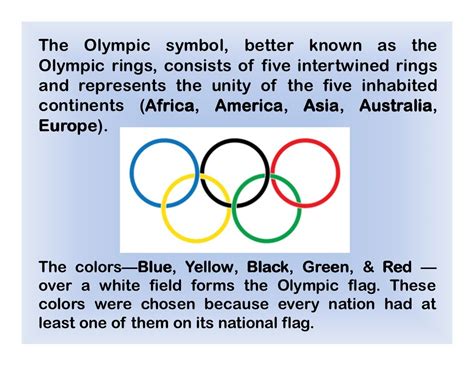 The Olympic Symbol Better Known