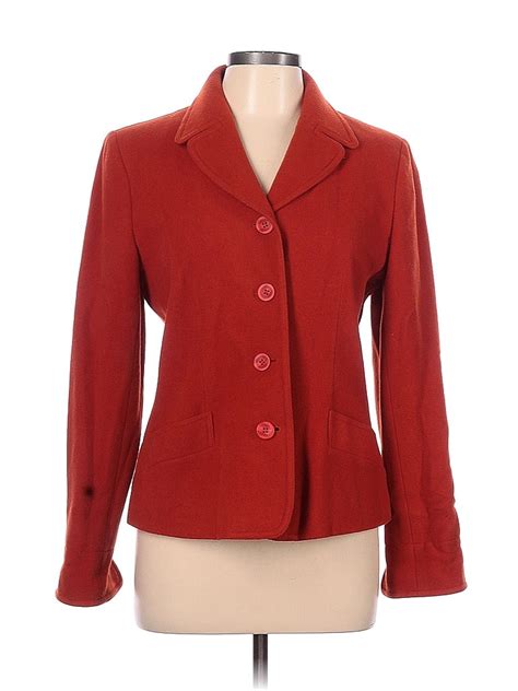 Harve Benard By Benard Holtzman Solid Red Jacket Size 10 86 Off Thredup