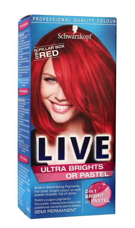 Schwarzkopf Live Krem koloryzujący 2w1 nr 092 Pillar Box Red Ostra