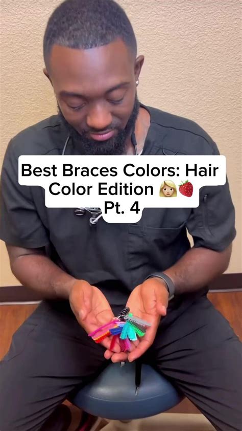 Best braces colors based on your hair color! 🍓👩🏼 + 👩🏽 [Video] in 2024 ...