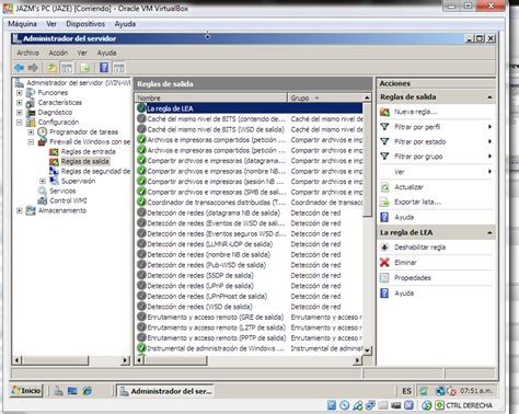 Configuración Del Firewall En Windows Server 2008