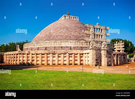 The Great Stupa At Sanchi Sanchi Is A Buddhist Complex In Sanchi Town