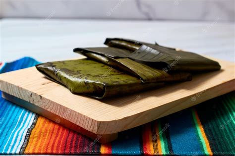 Tamales Mexicanos Oaxaqueños En Hojas De Plátano Tradicionales De