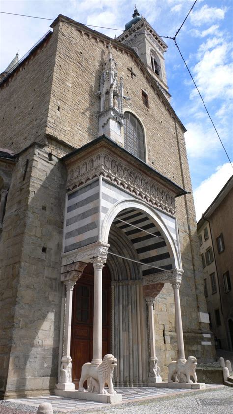 La Basilica Di Santa Maria Maggiore A Bergamo Alta La Nostra Italia