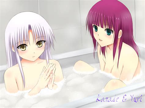 Tachibana Kanade And Nakamura Yuri Angel Beats Drawn By Niwatori