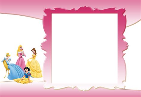 Printable Disney Princess Frame