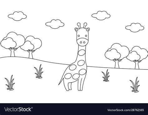 Coloring book animals to educate kids learn color Vector Image