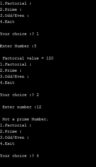 Write A C Program For A Menu Driven Program Which Has Following Options Computer Notes