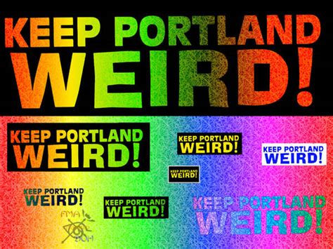 Keep Portland Weird Fonts In Use