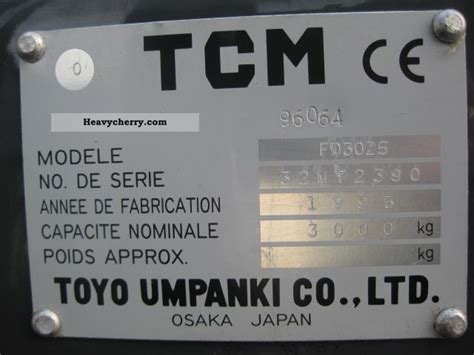 Tcm Forklift Serial Number Lookup Hdvast