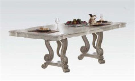 Acme Ragenardus 7pc Rectangular Dining Set In Antique White EST SHIP