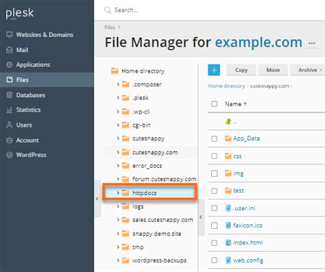 How To Use The File Manager Plesk Knowledgebase Adaptive Web Hosting