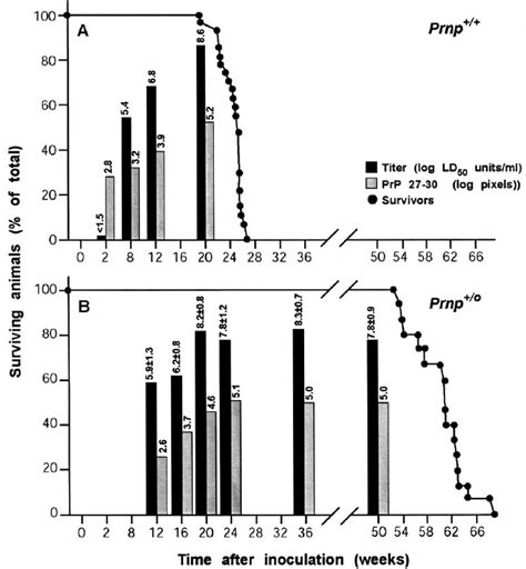 Incubation Time And Prion Titers In Brains Of Scrapie Inoculated Mice