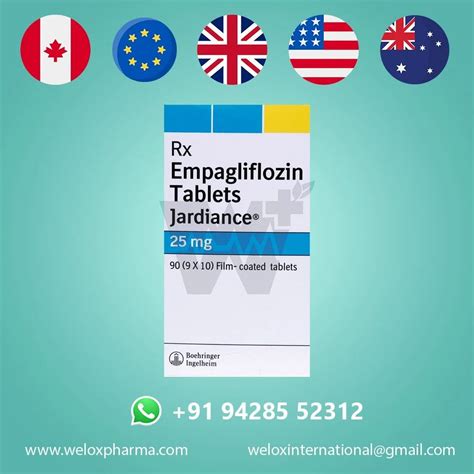 Empagliflozin Tablets Jardiance Boehringer Ingelheim Packaging