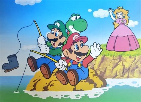 Supper Mario Broth Illustration From An Officially Licensed 1994