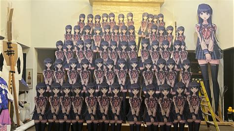 I Made An Army Of Sayaka Maizono Cutouts Youtube