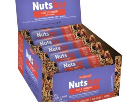 Nutsbar Castanhas Goji E Cranberry 25g Banana Brasil Brumar