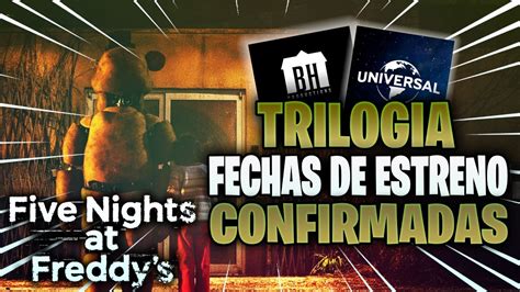 Trilogia De Peliculas De Fnaf Confirmada La Pelicula De Fnaf Youtube