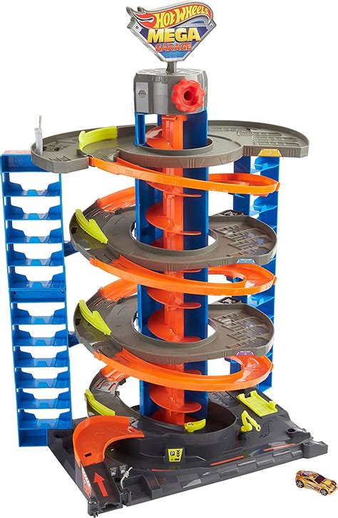 HOT WHEELS MEGA DUŻY GARAŻ PARKING 70CM WYS ZESTAW 12815071737 Allegro pl