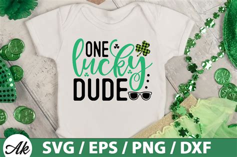 One Lucky Dude SVG Graphic By Akazaddesign Creative Fabrica