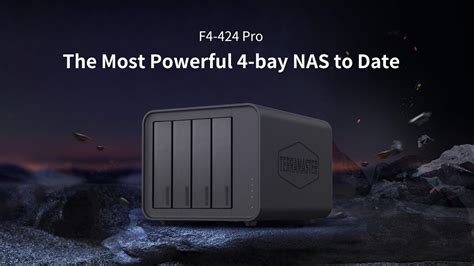 TerraMaster Launches The Most Powerful 4 Bay NAS F4 424 Pro To Create