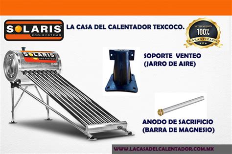 Calentador Solar Marca Solaris De Tubos En Texcoco Solaris