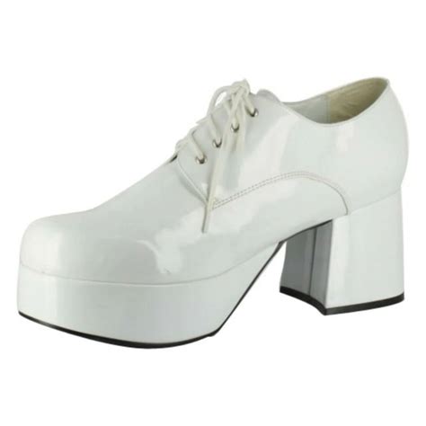 Adult White Platform Shoes