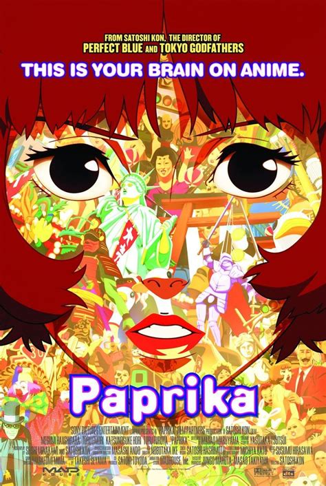 Anime Movie Posters Paprika Anime Movies Anime Satoshi Kon