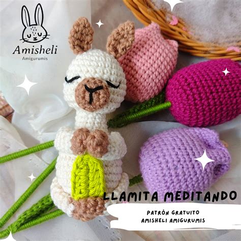 Llamita Meditando Amisheli Amigurumis Otakulandia Es