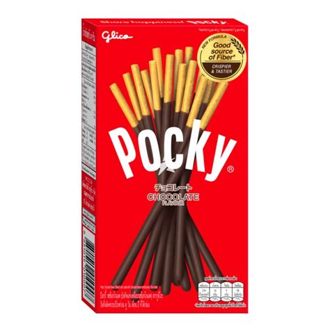 Buy Glico Pocky Chocolate Flavour Coated Biscuit Sticks Thailand G