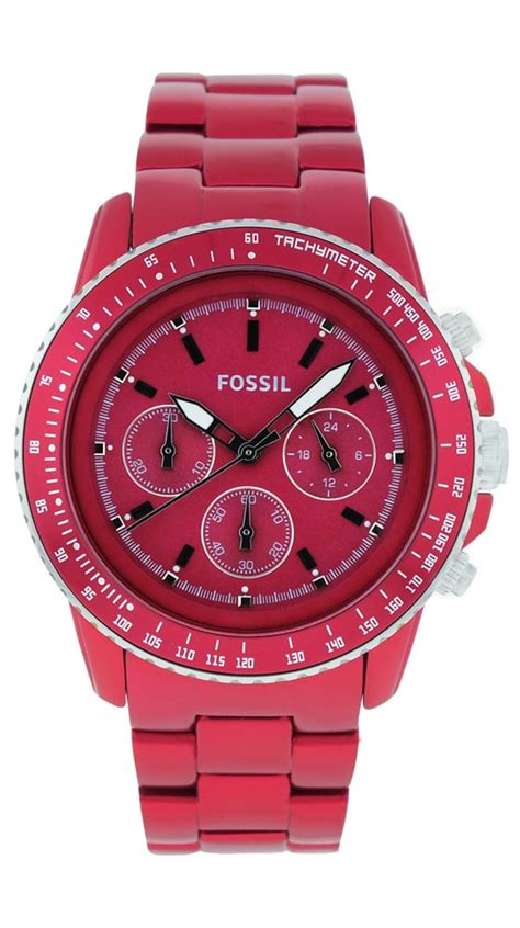 Red Fossil Womens Watch Fossil Watches