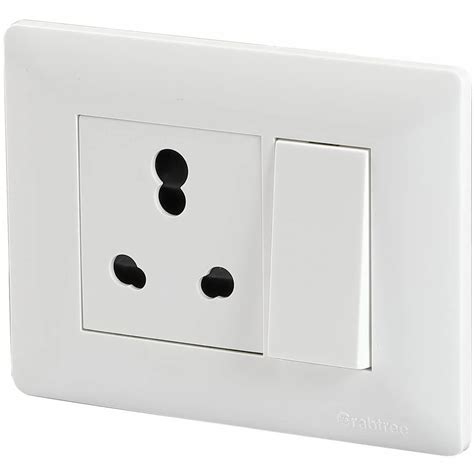 6a Havells Modular Switch Socket Combination Polycarbonate At Rs 25 In Kozhikode