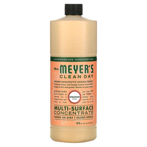 Mrs Meyers Clean Day Multi Surface Concentrate Geranium Fl Oz