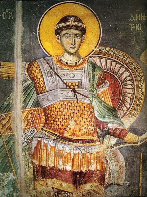 Holy Great Martyr Demetrios Of Thessaloniki Mystagogy Resource Center