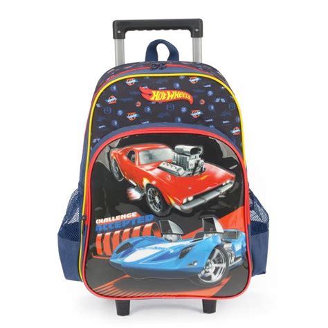 Mochila Infantil Rodinha HOT Wheels GD AZ Luxcel MadeiraMadeira