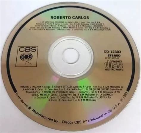 Roberto Carlos Canta Sus Grandes Xitos Importado Usa Cd En Venta En