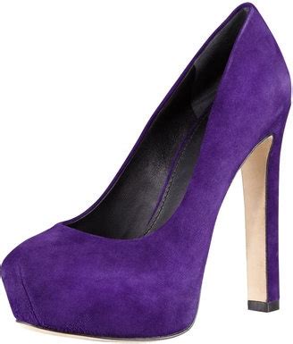 Brian Atwood Savita Suede Hidden Platform Pump ShopStyle Platforms