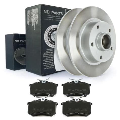 Disques De Frein Mm Garnitures Arri Re Pour Renault Clio Iv Megane