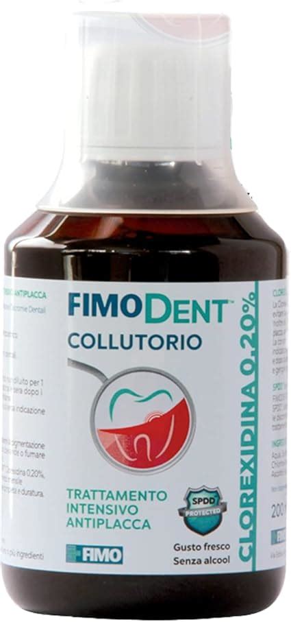 Fimodent Collutorio Clorexidina 0 20 Con SPDD Sistema Protezione