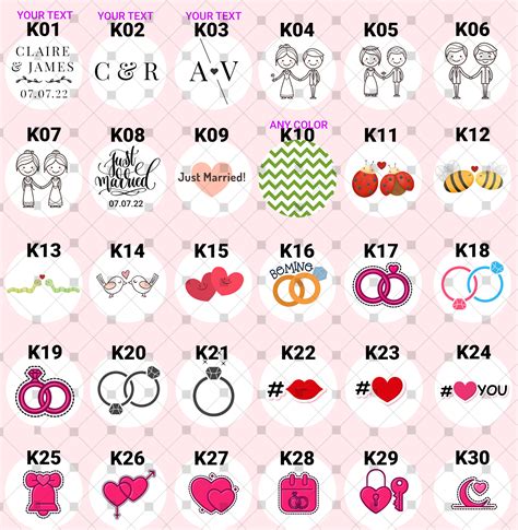 400 Personalized Hersheys Kisses Stickers To Choose From For Etsy