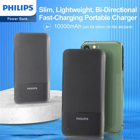 Philips Mah A Power Bank Black Dlp Blue Nation Tech Hub