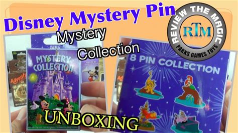 Disney Mystery Pin Blind Box Opening Mystery Collection Part 1 Walt Disney World Disneyland