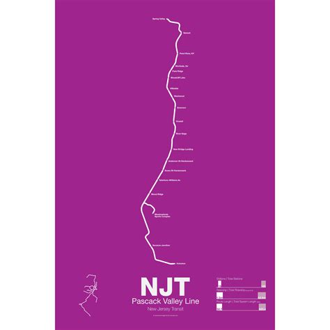 NJT Pascack Valley Line Poster – vanmaps