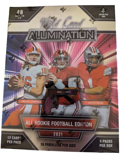 2021 Wild Card Alumination All Rookie Football Edition Hobby Box Trevor