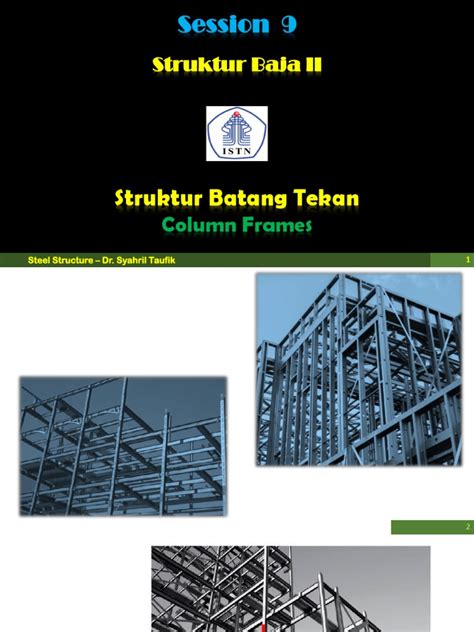 Session 9a - STruktur Batang Tekan - Column | PDF