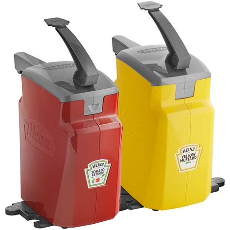 Heinz Keystone 1 5 Gallon Red And Yellow Plastic Countertop Pump