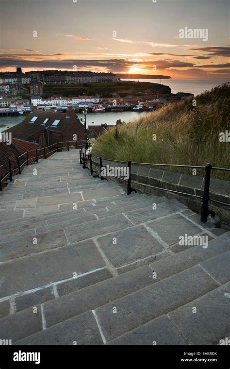 Whitby Abbey Steps Hi Res Stock Photography And Images Alamy