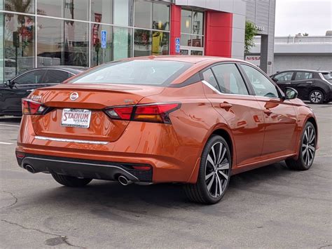 New 2020 Nissan Altima 25 Sr 4dr Car In Orange 209152 Stadium Nissan