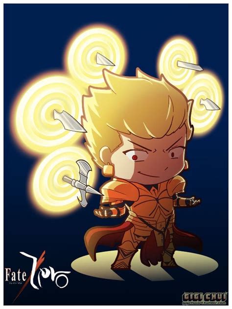 Chibi Gilgamesh By Gigi Chui Rfatestaynight