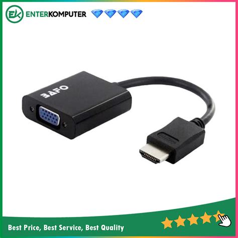 Bafo Kabel HDMI To VGA Audio BF 3369 Enterkomputer Jual Beli